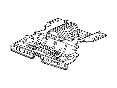 Honda 04655-SE3-A00ZZ Panel Set, RR. Floor