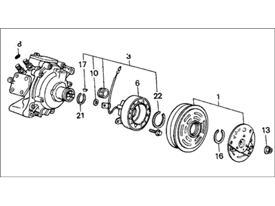 Honda 38800-PH4-A02 Compressor Assy. (A150L-B) (Kc)