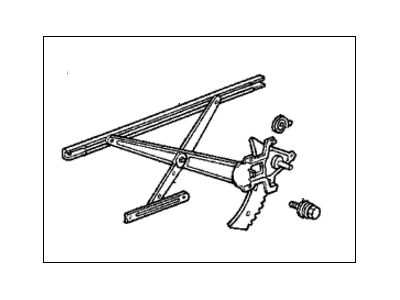 Honda 72250-SE3-003 Regulator, Left Front Door