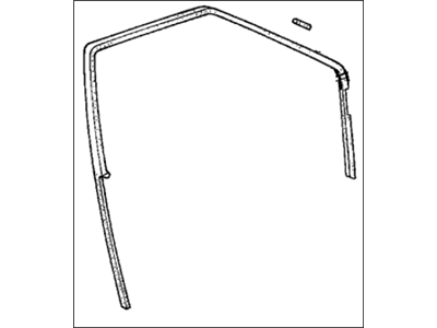 Honda 72275-SE3-013 Channel, Left Front Door Run