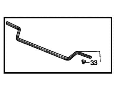 Honda 74142-SE0-000 Seal, Hood Rubber