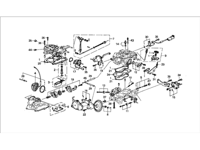 Honda 16100-PH4-663 Carburetor Assembly