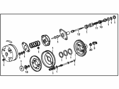 Honda 46400-SE3-043 Power Assembly, Master (9")