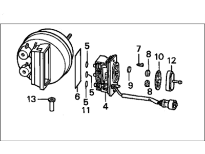 Honda 36520-PH4-662 Actuator Assembly (Hitachi)