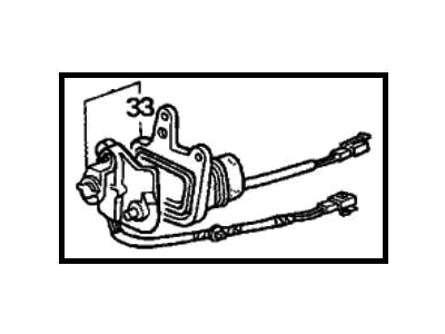 Honda 72156-SE3-902 Switch Assy., L. Door Lock