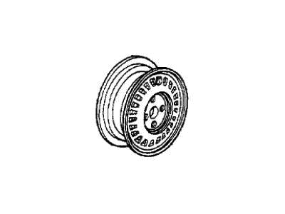 Honda 42700-SE0-651 Disk, Aluminum Wheel (5-Jx13) (Enkei)