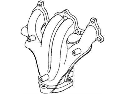 Honda 18100-PH4-010 Manifold, Exhuast