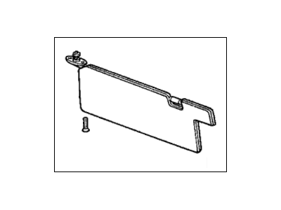 Honda 83280-SE3-A31ZB Sunvisor Assembly, Driver Side (Lofty Blue)