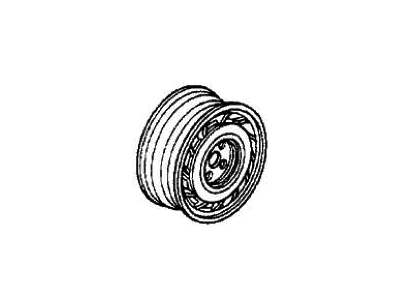 Honda 42700-SE0-920 Disk, Passenger Side Aluminum Wheel (14X5 1/2Jj)