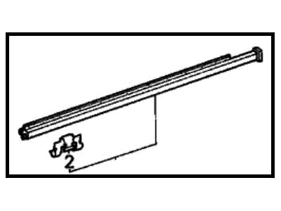 Honda 72410-SE3-013 Molding Assy., R. FR. Door
