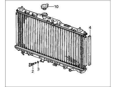 Honda 19010-PH4-305 Radiator Complete