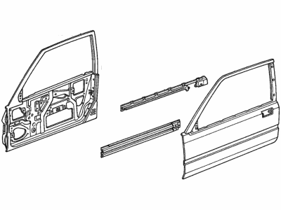 Honda 67010-SE0-A00ZZ Panel, R. Door