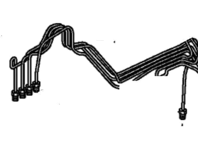 Honda 46376-SNF-A02 Pipe W, Brake