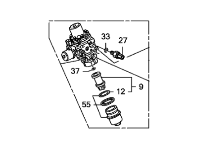 Honda 16740-RNE-A01 Regulator Assembly, Pressure