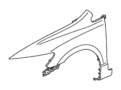 Honda 60211-SNA-A90ZZ Panel, Right Front Fender (Dot)