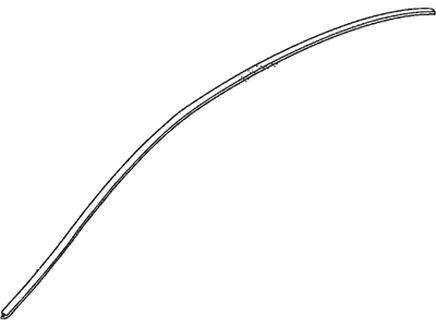 Honda 73168-SNA-013 Molding, L. Drip Side