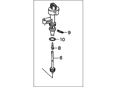 Honda 78410-S84-A01 Sensor Assembly, Speed (Mt)