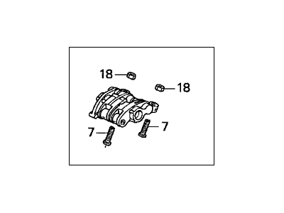 Honda 14620-P0A-000 Arm Assembly, Intake Rocker