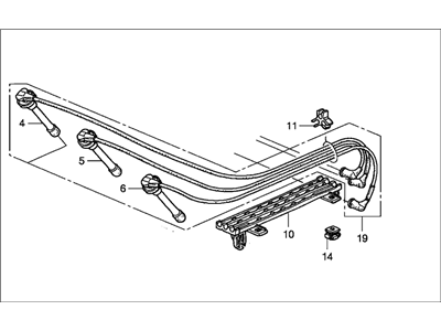 Acura 32722-P8A-A02 Wire Assembly, Ignition