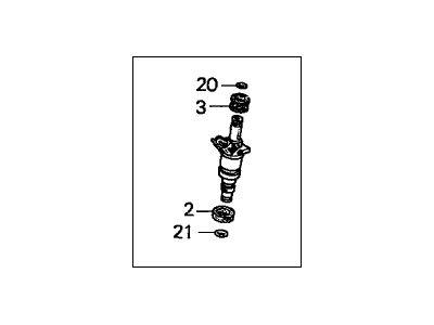 Honda 06164-P8A-A00 Injector Set, Fuel