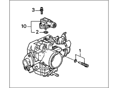 Honda 16400-PAA-A61 Body Assembly, Throttle (Gfa5A)