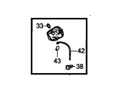 Honda 74480-T2A-A00 Adapter Assy., Fuel Cap