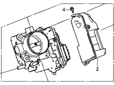 Honda 16400-5A2-A02 Electronic Control Throttle