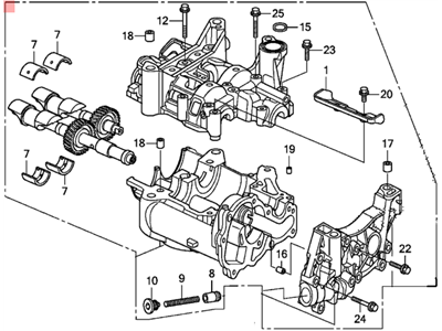 Honda 15100-5A2-A03 Pump Assembly, Oil