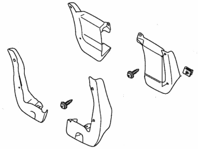 Honda 08P00-T2A-101 Splash Guards