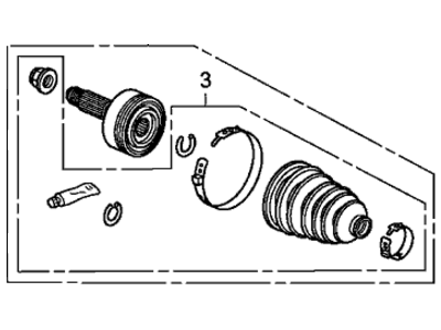 Acura 44014-T2B-A21 Joint Set, Outboard