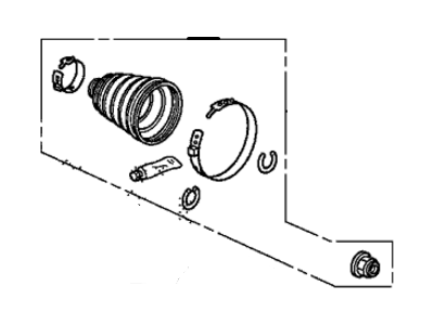 Acura 44018-T2B-305 Boot Set, Outboard