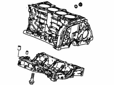 Honda 11000-5A2-A00 Block Assy, Cylinder