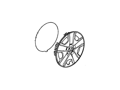 Honda 44733-TF0-G12 Trim Assembly, Wheel (15X5 1/2J)