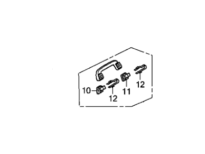 Honda 83240-SNA-A01YC Grab Rail Assy