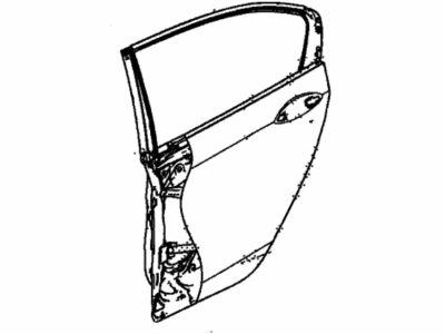 Honda 67510-T2F-M00ZZ Panel, R. RR. Door