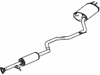 Honda 18307-T3W-315 Silencer Complete, Exhuast
