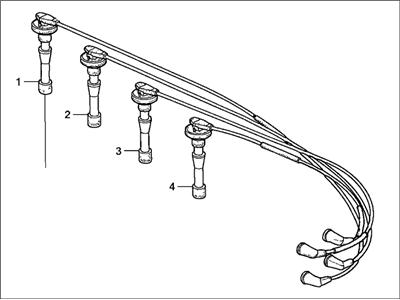 Acura 32700-PHK-405 Wire Assembly, Ignition