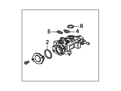 Honda 16500-P0A-A01 Valve Assembly, Fast Idle (Af41D)