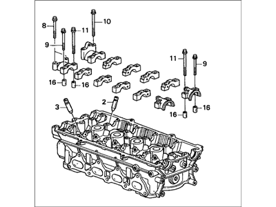 Acura 12100-P75-010 Cylinder Head Assembly