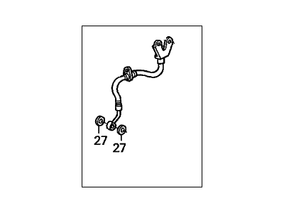 Honda 01464-S3Y-A00 Hose Set, Right Front Brake