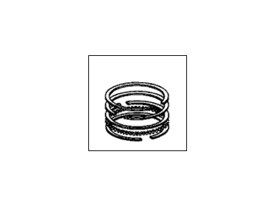 Honda 13011-PHM-004 Ring Set, Piston