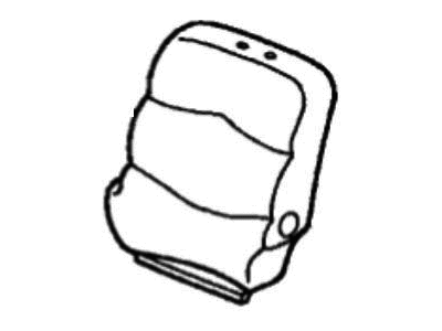 Honda 81721-S0X-A61ZA Cover, Driver Side Middle Seat-Back Trim (Light Fern Green) (Leather)