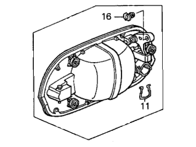 Honda 72140-S0X-A01 Handle Assembly, Right Front Door (Outer)