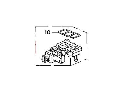 Acura 16022-P8A-A03 Valve Set, Rotary Air Control