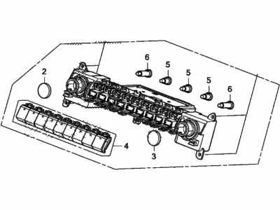 Honda 79500-TA0-C11ZB Control Assy., Heater *YR334L* (US TAUPE GUN METALLIC)