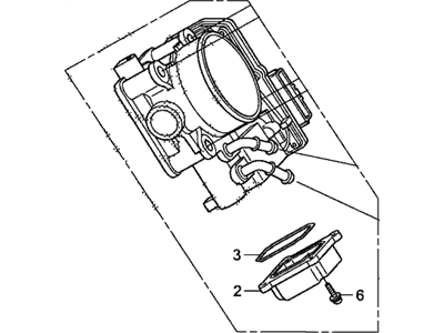 Honda 16400-R40-A02 Throttle Body, Electronic Control (Gmd7B)