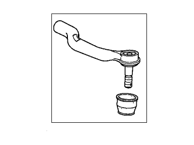 Acura 53540-TA0-A01 End, Passenger Side Tie Rod