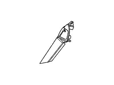 Honda 78514-TA0-A81ZA Garnish, R. *NH609L* (UH SILVER)