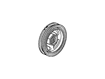 Acura 13810-R70-A01 Pulley, Crankshaft