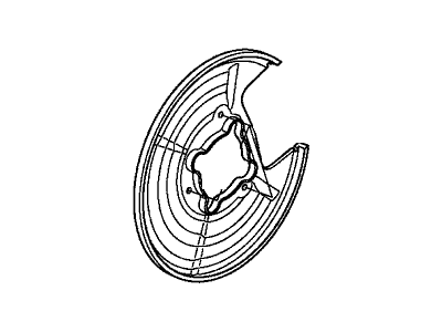 Acura 43253-TA0-A00 Splash Guard, Rear